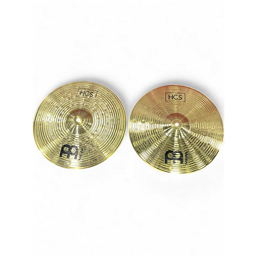 Used MEINL 14in HCS Hi Hat Pair Cymbal 33
