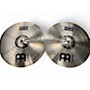Used MEINL 14in HCS Hi Hat Pair Cymbal 33