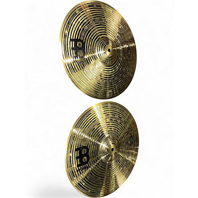 Used MEINL 14in HCS Hi Hat Pair Cymbal