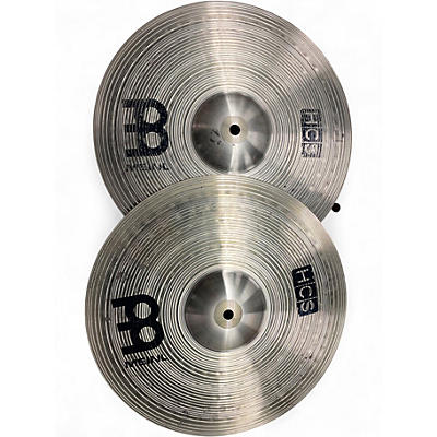 Used MEINL 14in HCS Hi Hat Pair Cymbal