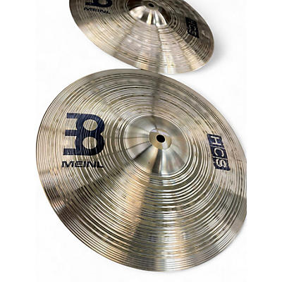 Used MEINL 14in HCS Hi Hat Pair Cymbal