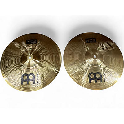 Used MEINL 14in HCS Hi Hat Pair Cymbal