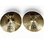Used MEINL 14in HCS Hi Hat Pair Cymbal 33