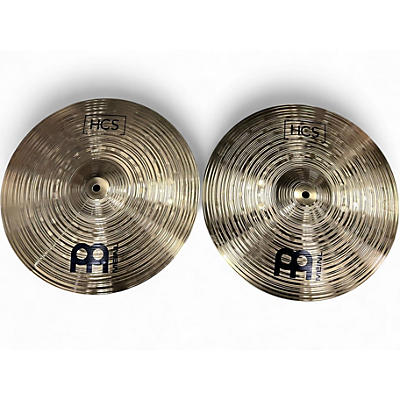 Used MEINL 14in HCS Hi Hat Pair Cymbal