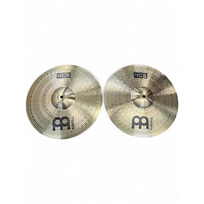 Used MEINL 14in HCS Hi Hat Pair Cymbal