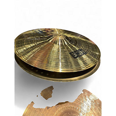 Used MEINL 14in HCS Hi Hat Pair Cymbal