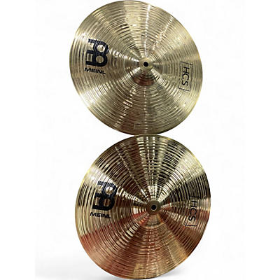 Used MEINL 14in HCS Hi Hat Pair Cymbal