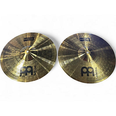 Used MEINL 14in HCS Hi Hat Pair Cymbal