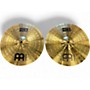 Used MEINL 14in HCS Hi Hat Pair Cymbal 33
