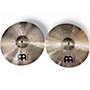 Used MEINL 14in HCS Hi Hat Pair Cymbal 33