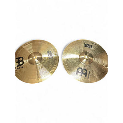 Used MEINL 14in HCS Hi Hat Pair Cymbal