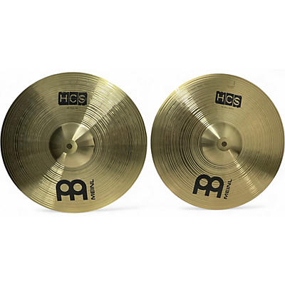 Used MEINL 14in HCS Hi Hat Pair Cymbal
