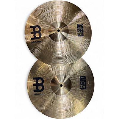 Used MEINL 14in HCS Hi Hat Pair Cymbal
