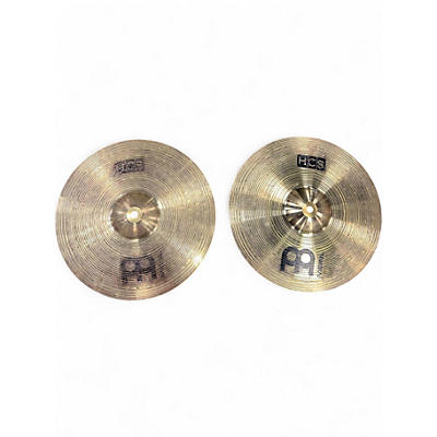 Used MEINL 14in HCS Hi Hat Pair Cymbal