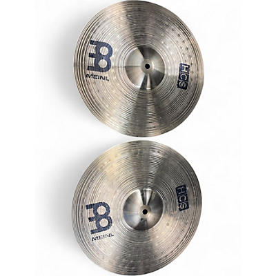 Used MEINL 14in HCS Hi Hat Pair Cymbal
