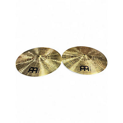 Used MEINL 14in HCS Hi Hat Pair Cymbal