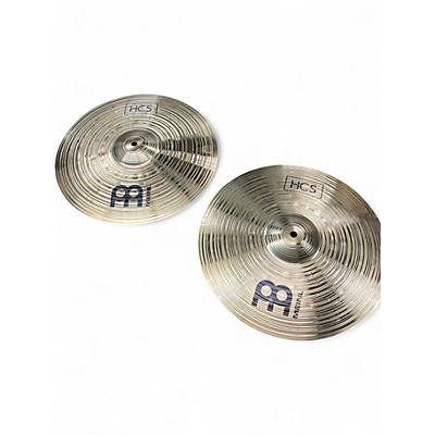 Used MEINL 14in HCS Hi Hat Pair Cymbal