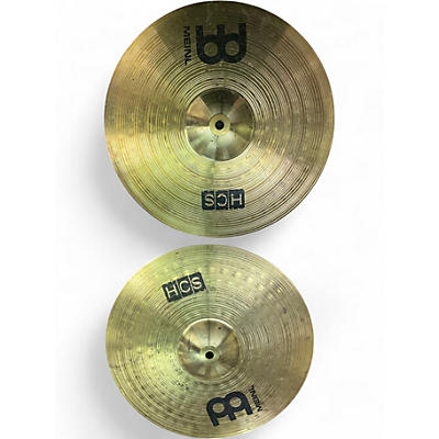 Used MEINL 14in HCS Hi Hat Pair Cymbal