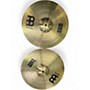 Used MEINL 14in HCS Hi Hat Pair Cymbal 33