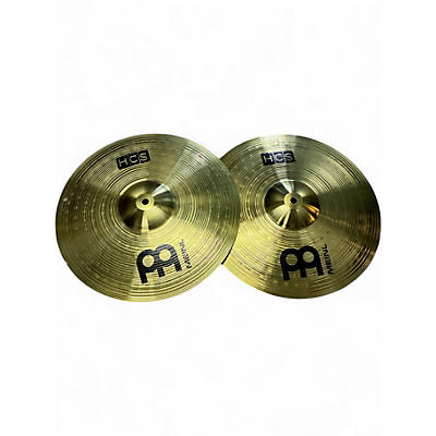 Used MEINL 14in HCS Hi Hat Pair Cymbal