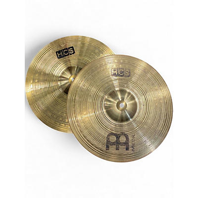 Used MEINL 14in HCS Hi Hat Pair Cymbal
