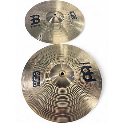 Used MEINL 14in HCS Hi Hat Pair Cymbal