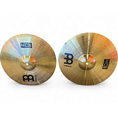 Used MEINL 14in HCS Hi Hat Pair Cymbal