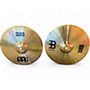 Used MEINL 14in HCS Hi Hat Pair Cymbal 33