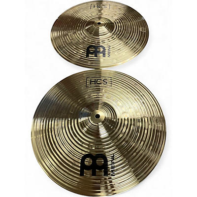 Used MEINL 14in HCS Hi Hat Pair Cymbal