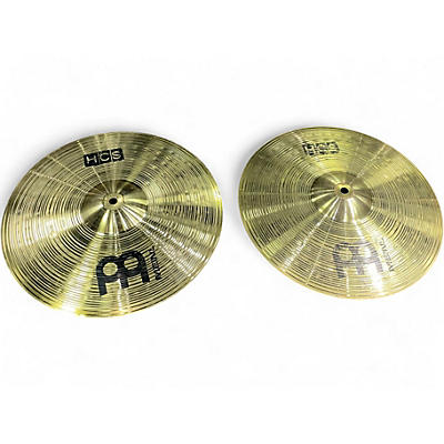 Used MEINL 14in HCS Hi Hat Pair Cymbal