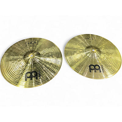 Used MEINL 14in HCS Hi Hat Pair Cymbal