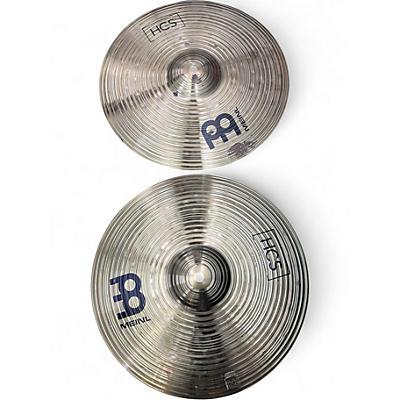 Used MEINL 14in HCS Hi Hat Pair Cymbal