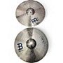Used MEINL 14in HCS Hi Hat Pair Cymbal 33
