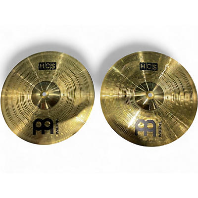 Used MEINL 14in HCS Hi Hat Pair Cymbal