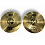 Used MEINL 14in HCS Hi Hat Pair Cymbal 33