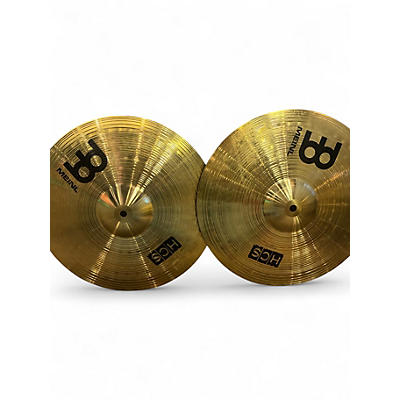 Used MEINL 14in HCS Hi Hat Pair Cymbal
