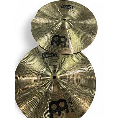 Used MEINL 14in HCS Hi Hat Pair Cymbal