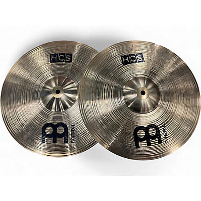 Used MEINL 14in HCS Hi Hat Pair Cymbal