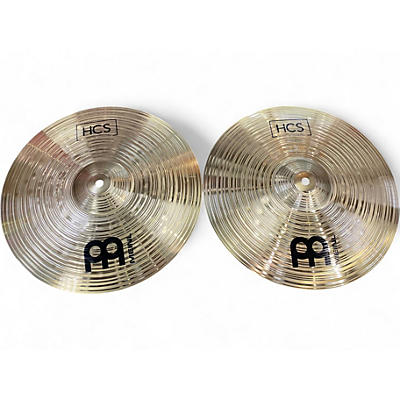 Used MEINL 14in HCS Hi Hat Pair Cymbal