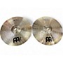 Used MEINL 14in HCS Hi Hat Pair Cymbal 33