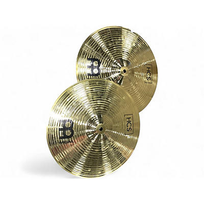 Used MEINL 14in HCS Hi Hat Pair Cymbal