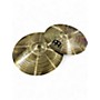 Used MEINL 14in HCS Hi Hat Pair Cymbal 33