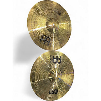 Used MEINL 14in HCS Hi Hat Pair Cymbal