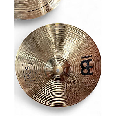 Used MEINL 14in HCS Hi Hat Pair Cymbal