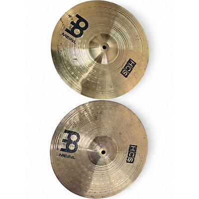 Used MEINL 14in HCS Hi Hat Pair Cymbal