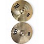 Used MEINL 14in HCS Hi Hat Pair Cymbal 33