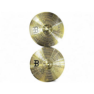 Used MEINL 14in HCS Hi Hat Pair Cymbal