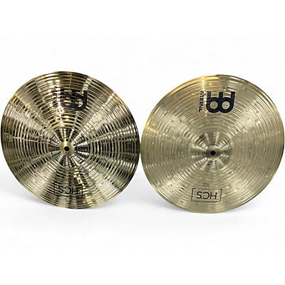 Used MEINL 14in HCS Hi Hat Pair Cymbal