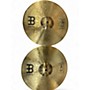 Used MEINL 14in HCS Hi Hat Pair Cymbal 33
