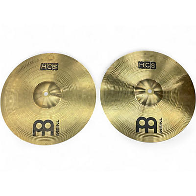 Used MEINL 14in HCS Hi Hat Pair Cymbal